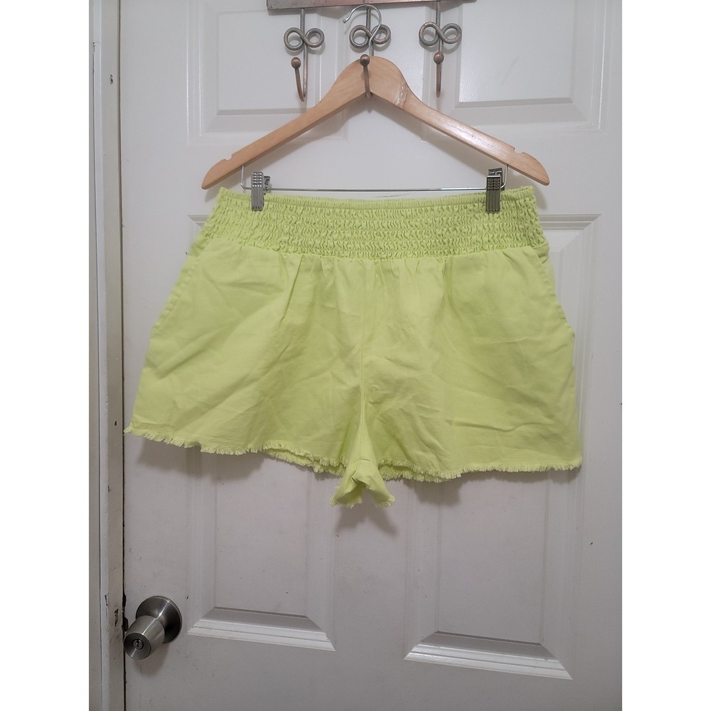 Wild fable women's elastic waist shorts woven‎ pull on